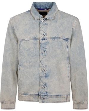 Paul Smith Acid-Wash Denim Jacket - Blue