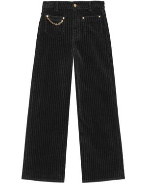 Ganni Corduroy Trousers - Black