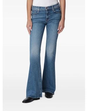 Mother The Jinx Heel Flared Jeans - Blue