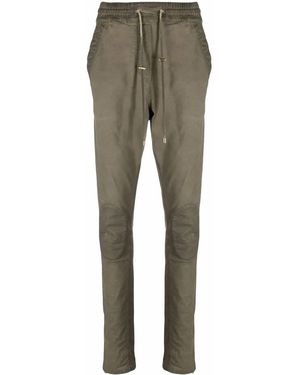 Balmain Ankle-Zip Track Trousers - Green