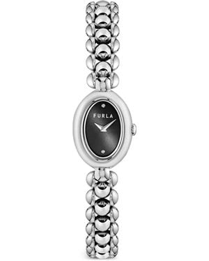 Furla Oval Case 23Mm Watch - White
