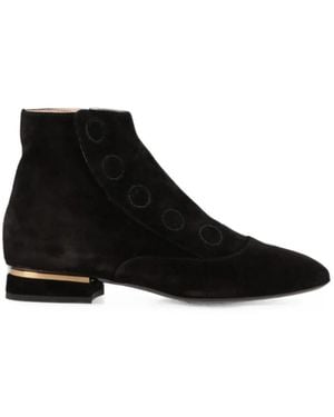 Tod's Stiefeletten Aus Wildleder - Schwarz