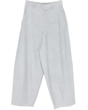 Alysi Flat-Front Pants - White