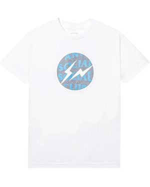 ANTI SOCIAL SOCIAL CLUB Fragment Called Interference T-Shirt - Blue