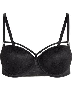 Marlies Dekkers Lace Padded Balcony Bra - Black