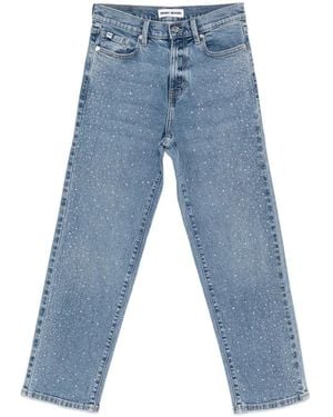 DKNY Vaqueros de talle alto - Azul