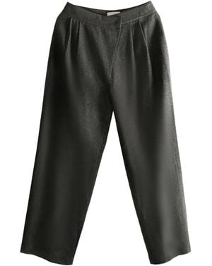 Amomento Pantalones de talle alto - Gris