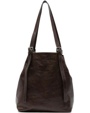 AUTENTICA 504 Medium Galatea Shoulder Bag - Black