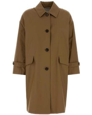 Max Mara Petali Flap Pocket Overcoat - Natural
