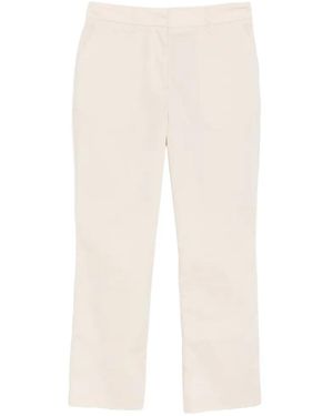 Bomboogie Slim-Fit Cropped Trousers - White