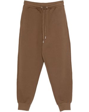 Ami Paris Elastic-Waistband Track Trousers - Brown