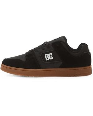 DC Shoes Manteca 4 Logo-Patch Panelled Sneakers - Black