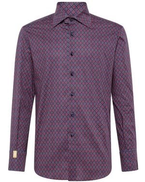 Billionaire Chemise Cut/Flavio Geometric - Purple