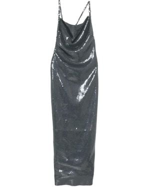 Coperni Cowl-Neck Strap Dress - Grey