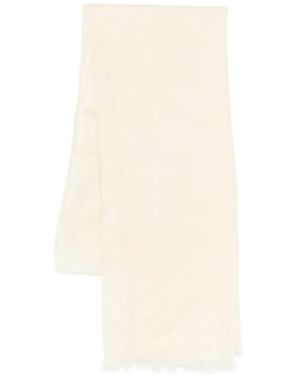 N.Peal Cashmere Étole En Pashmina - Blanc