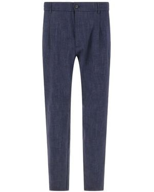 Cruna Mitte Pleated Pants - Blue