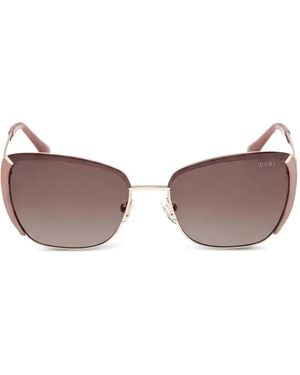 Guess Gradient-Lens Cat-Eye Sunglasses - Metallic