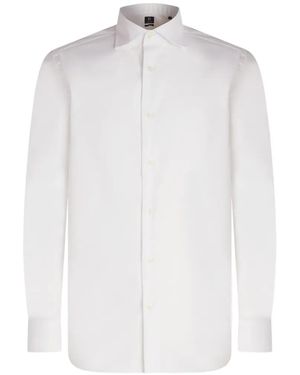 BOGGI Pointed-Collar Shirt - White