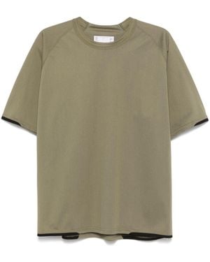 Sacai Cotton T-Shirt - Green