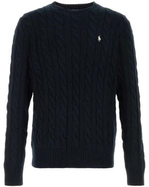 Polo Ralph Lauren Cable-Knit Cotton Jumper - Blue