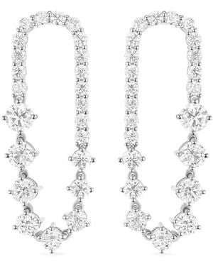 Melissa Kaye Stella Ellipse Diamond Earrings - White