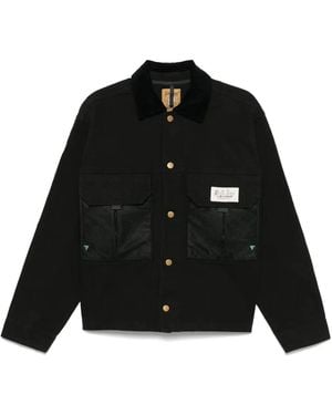 Brain Dead Cropped Chore Jacket - Black