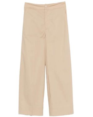 Twinset Button-Fastening Trousers - Natural