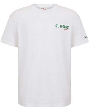 MC2 Saint Barth Portland Graphic-Print T-Shirt - White