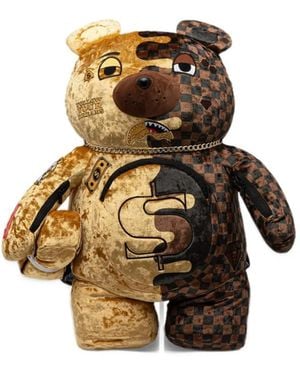 Sprayground Golden Dynasty Moneybear Backpack - Metallic