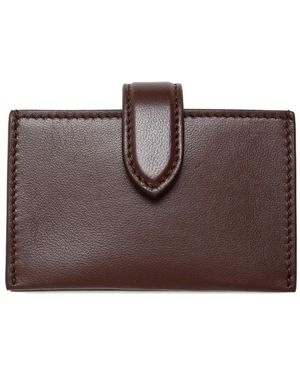 The Row Leather Cardcase - Brown