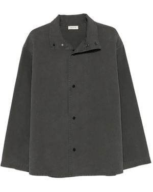 Fear Of God High-Neck Press-Stud Jacket - Grey
