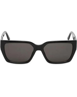 GUESS EYEWEAR Lunettes De Soleil À Monture Rectangulaire - Gris