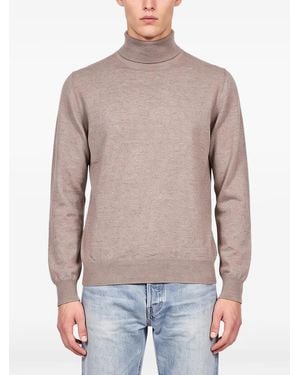 Tagliatore Roll-Neck Sweater - Blue