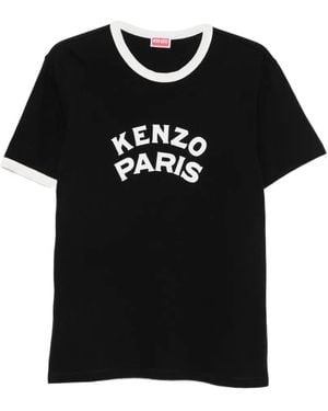 KENZO Logo-Print T-Shirt - Black