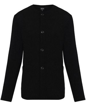 Giorgio Armani シングルジャケット - ブラック
