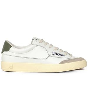 Autry Windscape Low Leather Sneakers - White