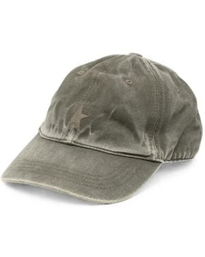 Golden Goose Star-Embroidered Baseball Cap - Green