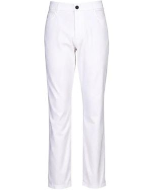 Greyson Wainscott Straight-Leg Pants - White
