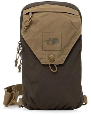 The North Face Glen Canyon Logo-Patch Paneled Backpack - Green