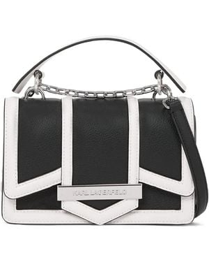 KARL LAGERFELD Small K-Nova Cross Body Bag - Black