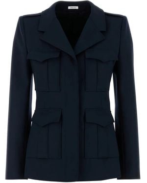 McQueen Wool Uniform Jacket - Blue
