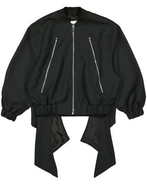 GmbH Blousonjacke im Cape-Design - Schwarz