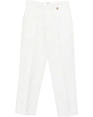 CASABLANCA Floral-Pattern Trousers - White