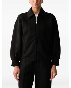 Twinset Zip-Up Pintuck Tracksuit - Black