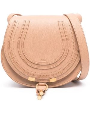 Chloé Marcie レザーバッグ S - ナチュラル