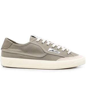 Autry Windscape Logo-Patch Trainers - White