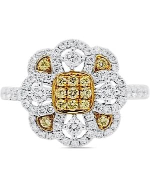 HYT Jewelry 18K And Platinum Diamond Ring - White