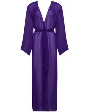 Maison Close Fever Beach Cover-Up - Purple