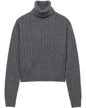 Prada Cashmere Turtleneck Jumper - Grey