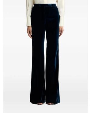 Etro Cotton Velvet Pants - Blue